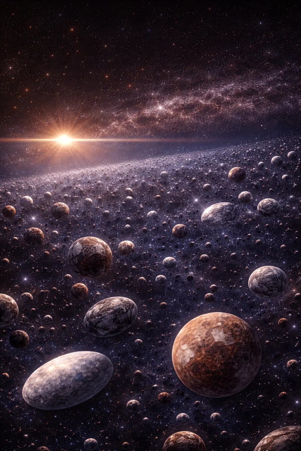 Dwergplaneten en verre gordels op VisibleGalaxies