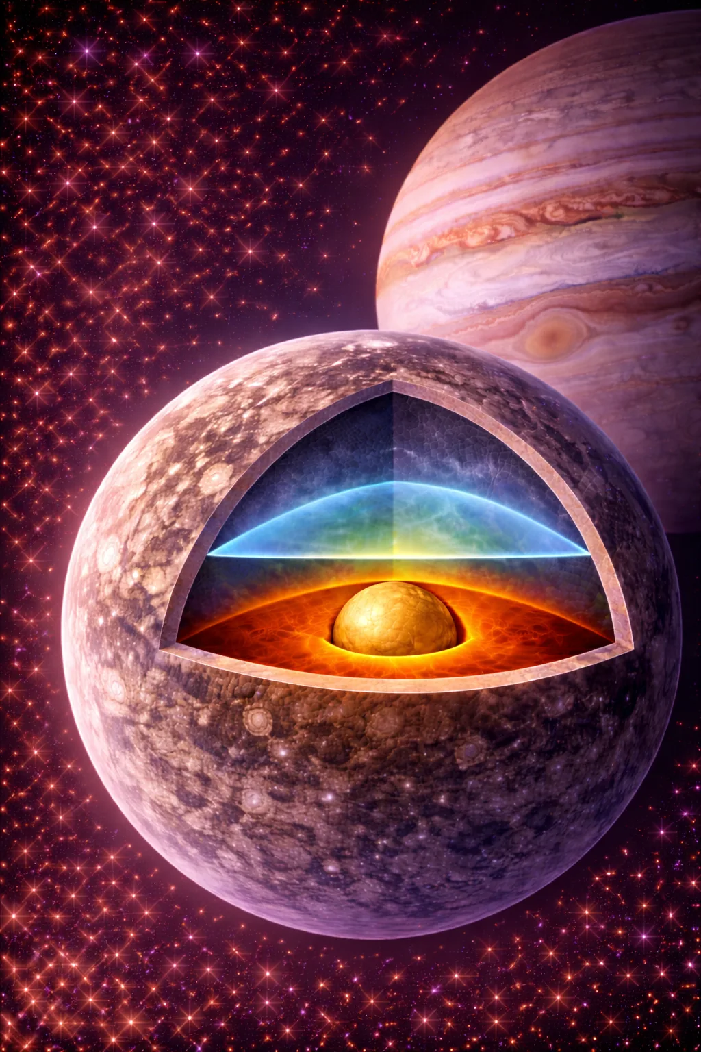 De kern van Callisto op de pagina Callisto